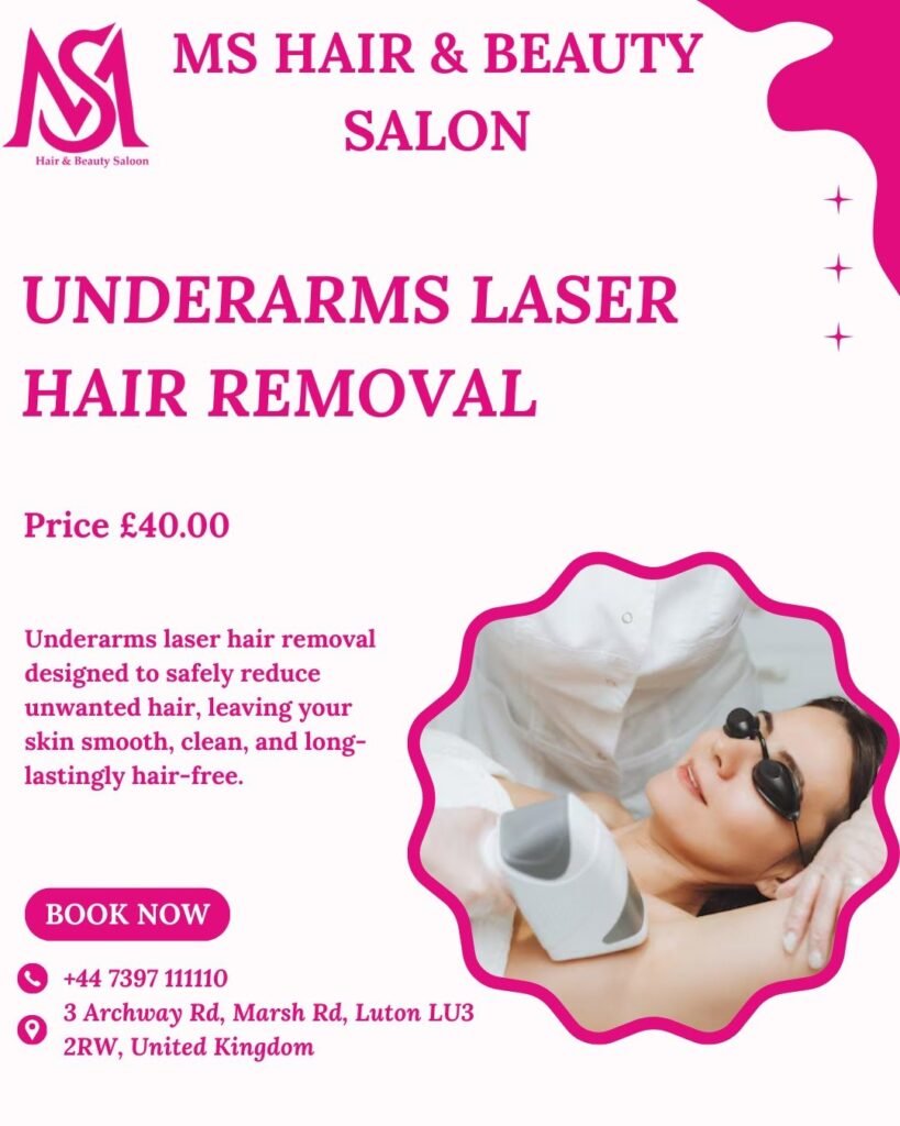 Face laser treatment result Luton — smooth skin MS Beauty Salon ladies clinic