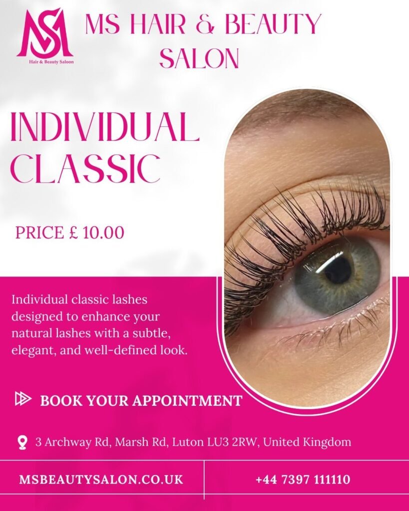 Best Salon for Eye lashes in Luton