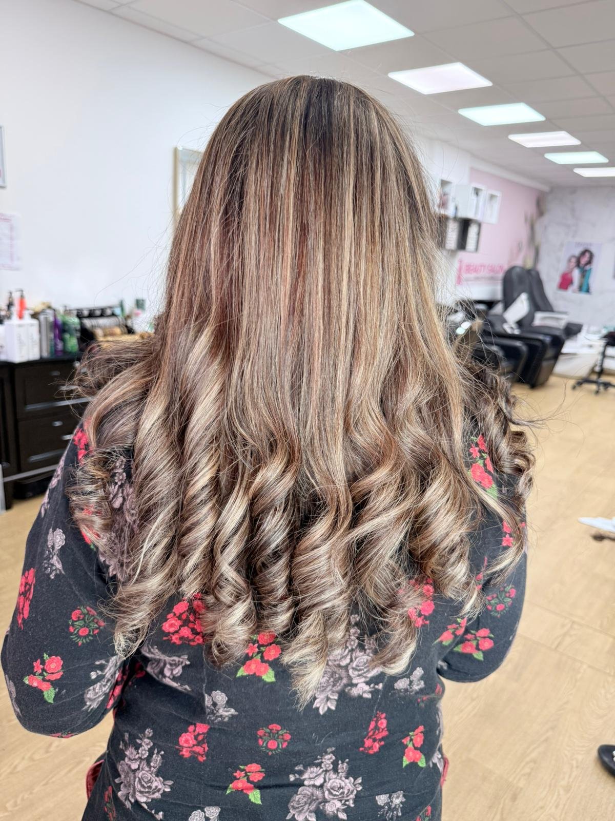 Hair transformation Luton — before and after ladies haircut MS Beauty Salon