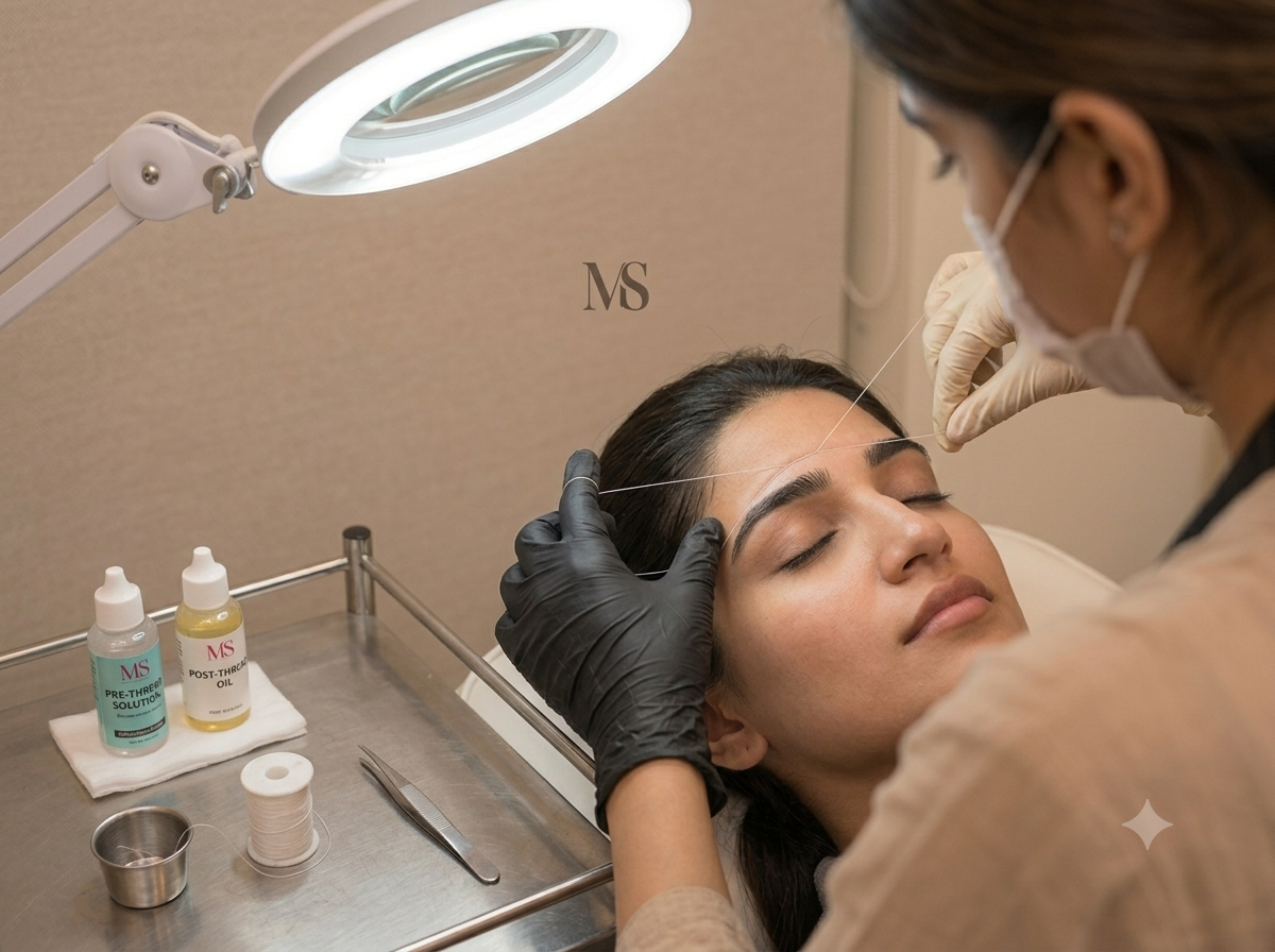 eyebrow threading