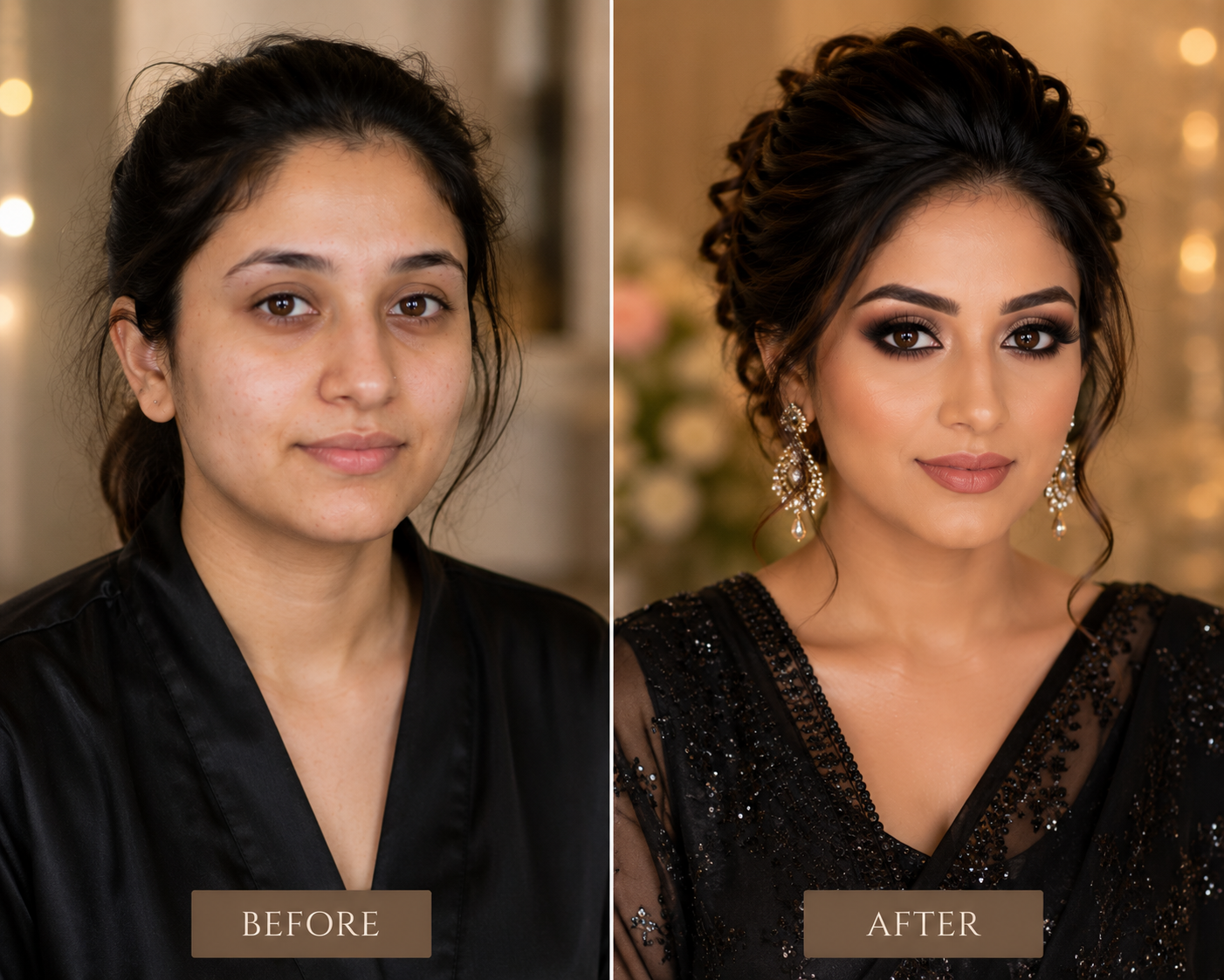 Smoky makeup